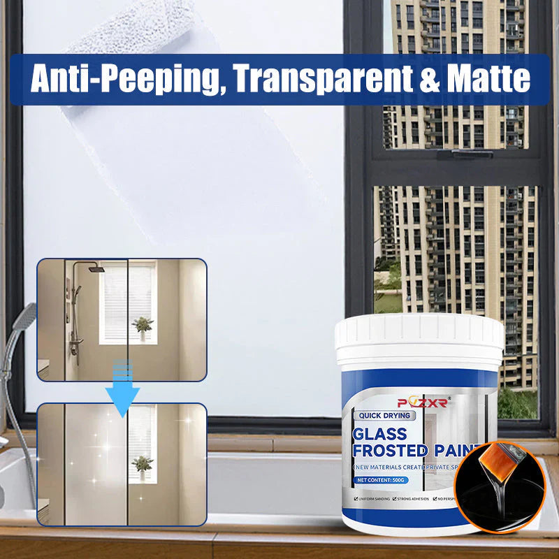 🎨🖌️ 50% OFF! Transform Windows with Frosted Glass Paint 2026 – Quick-Drying, Water-Resistant & Elegant 🌫️✨ Perfect for DIY Privacy & Home Decor!
