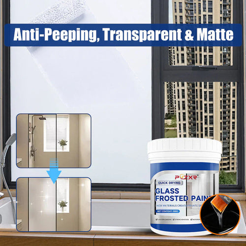 🎨🖌️ 50% OFF! Transform Windows with Frosted Glass Paint 2026 – Quick-Drying, Water-Resistant & Elegant 🌫️✨ Perfect for DIY Privacy & Home Decor!