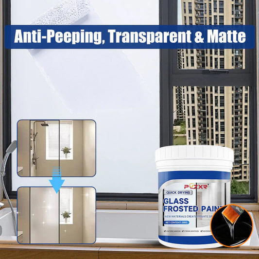 🎨🖌️ 50% OFF! Transform Windows with Frosted Glass Paint 2026 – Quick-Drying, Water-Resistant & Elegant 🌫️✨ Perfect for DIY Privacy & Home Decor!