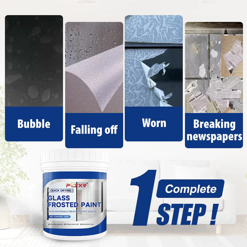 🎨🖌️ 50% OFF! Transform Windows with Frosted Glass Paint 2026 – Quick-Drying, Water-Resistant & Elegant 🌫️✨ Perfect for DIY Privacy & Home Decor!