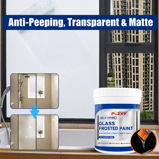 🎨🖌️ 50% OFF! Transform Windows with Frosted Glass Paint 2026 – Quick-Drying, Water-Resistant & Elegant 🌫️✨ Perfect for DIY Privacy & Home Decor!