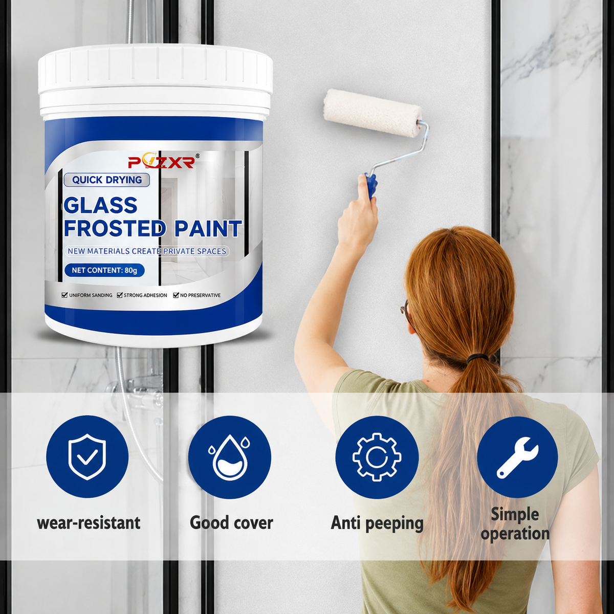 🎨🖌️ 50% OFF! Transform Windows with Frosted Glass Paint 2026 – Quick-Drying, Water-Resistant & Elegant 🌫️✨ Perfect for DIY Privacy & Home Decor!
