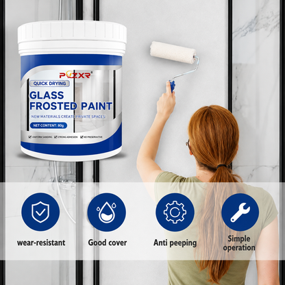 🎨🖌️ 50% OFF! Transform Windows with Frosted Glass Paint 2026 – Quick-Drying, Water-Resistant & Elegant 🌫️✨ Perfect for DIY Privacy & Home Decor!