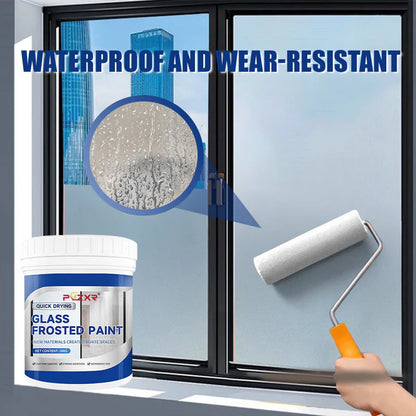 🎨🖌️ 50% OFF! Transform Windows with Frosted Glass Paint 2026 – Quick-Drying, Water-Resistant & Elegant 🌫️✨ Perfect for DIY Privacy & Home Decor!