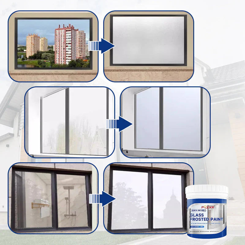 🎨🖌️ 50% OFF! Transform Windows with Frosted Glass Paint 2026 – Quick-Drying, Water-Resistant & Elegant 🌫️✨ Perfect for DIY Privacy & Home Decor!