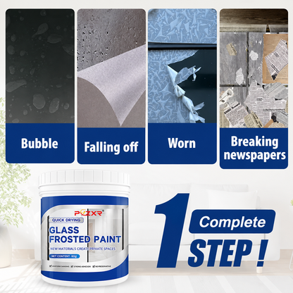 🎨🖌️ 50% OFF! Transform Windows with Frosted Glass Paint 2026 – Quick-Drying, Water-Resistant & Elegant 🌫️✨ Perfect for DIY Privacy & Home Decor!