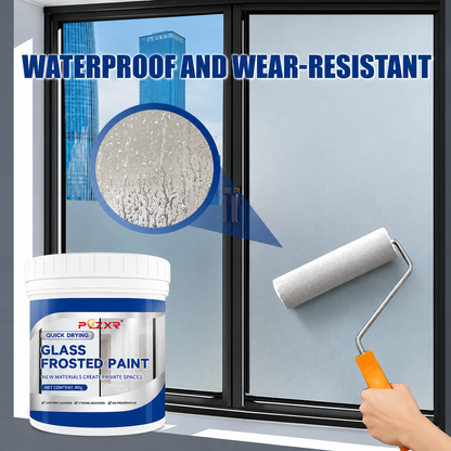 🎨🖌️ 50% OFF! Transform Windows with Frosted Glass Paint 2026 – Quick-Drying, Water-Resistant & Elegant 🌫️✨ Perfect for DIY Privacy & Home Decor!