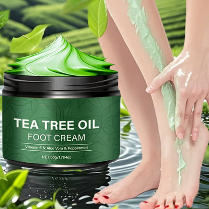 Crème pour les pieds à l’huile d’arbre à thé