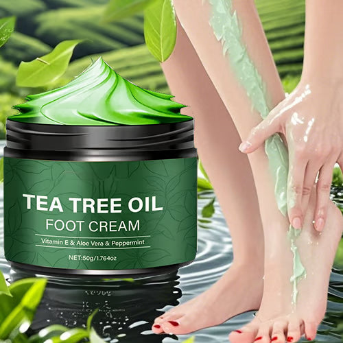 Crème pour les pieds à l’huile d’arbre à thé